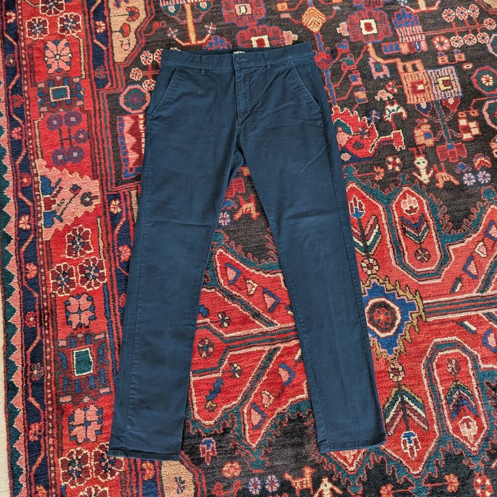 Zanerobe Sureshot Chinos Dark Blue Mens Size 30